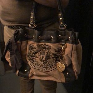 Juicy couture bag Chocolate brown and cappuccino❤️